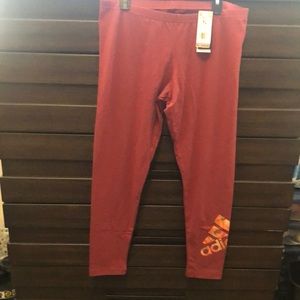 Mauve Adidas leggings